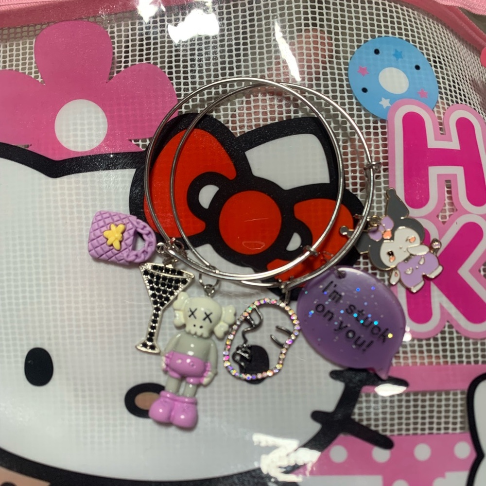 Purple Kuromi 2pc Bangle Set